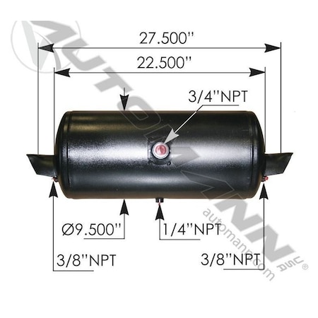 Automann TANK, AIR, 9-1/2 DIA 1488 IN. CU 172.2001